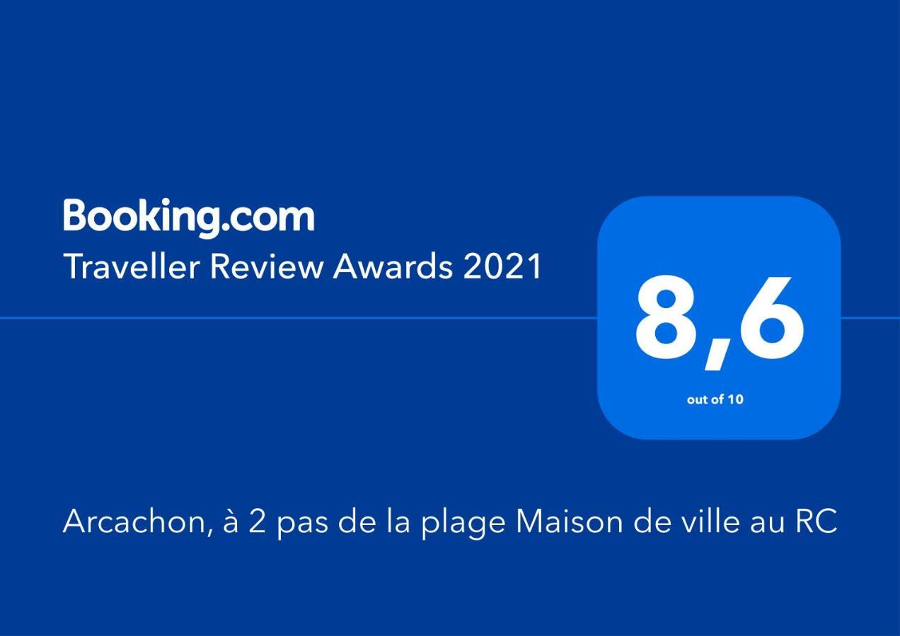 Arcachon, Quartier Historique, Maison De Ville A 2 Pas De La Plage Εξωτερικό φωτογραφία